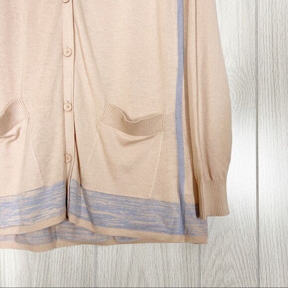 Cabi | Pink / Purple Button Front Lucy Cardigan Size X Small Style #5288 - Picture 4 of 7